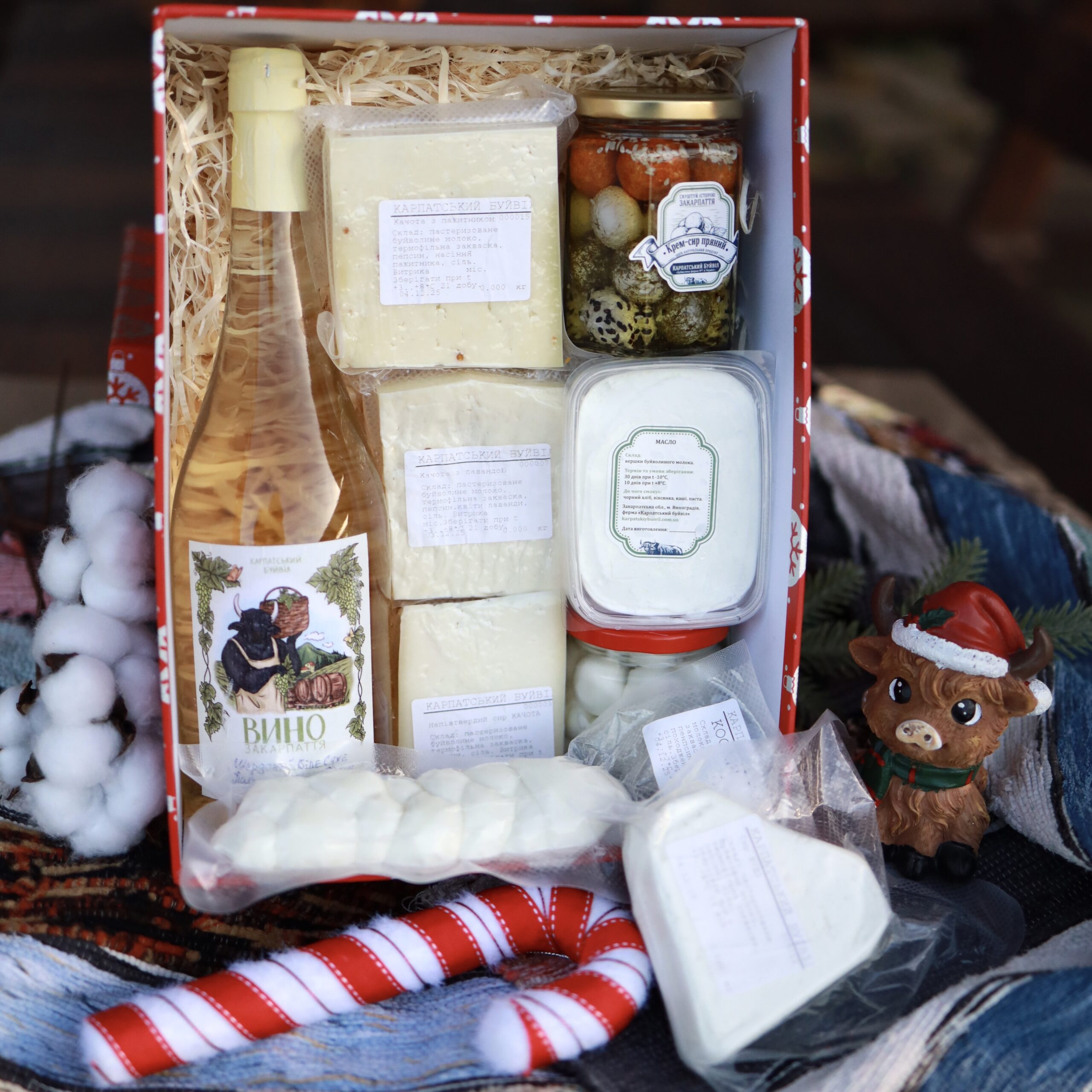 Сирний набір "Різдвяний буйвіл"